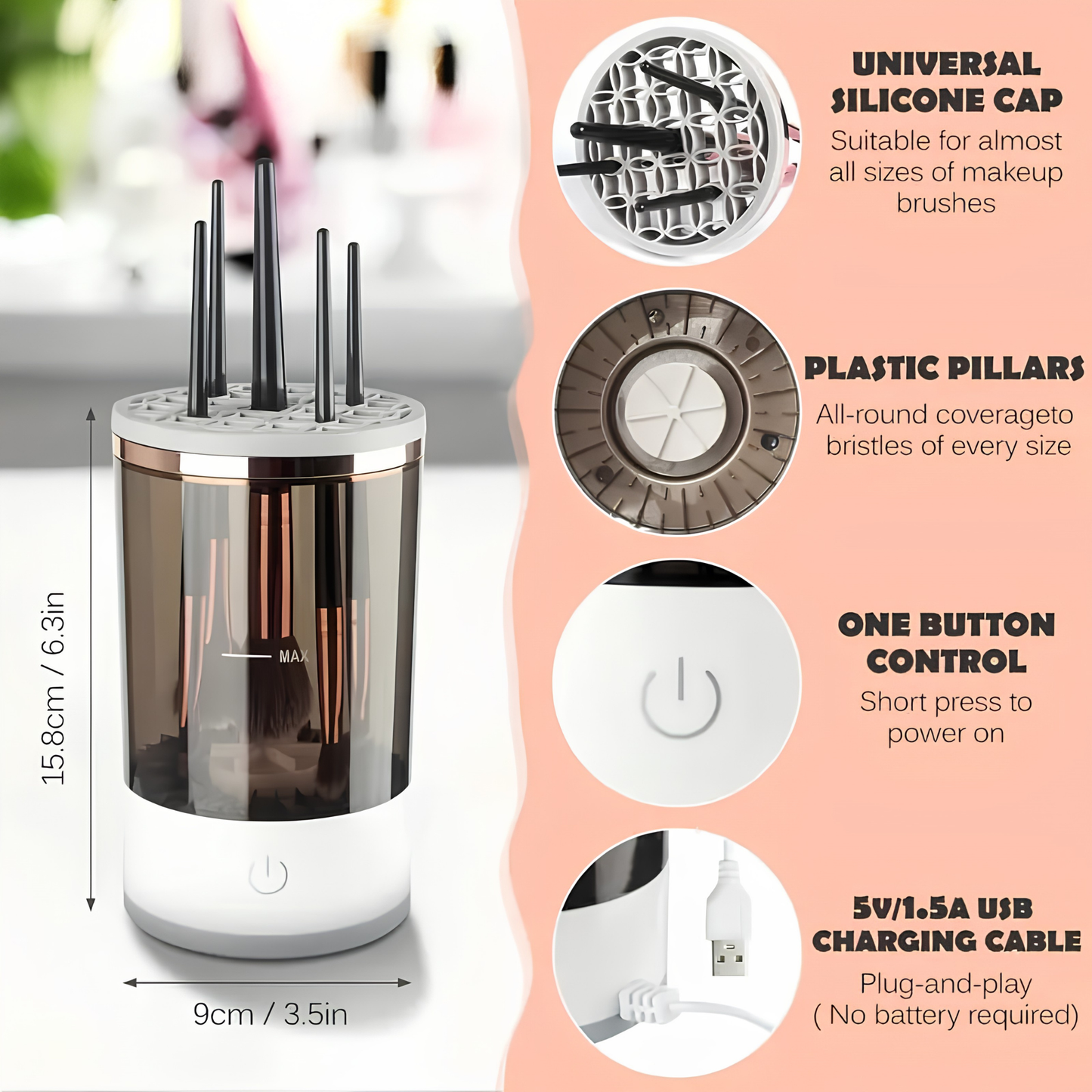 Lavadora Automática de Brochas